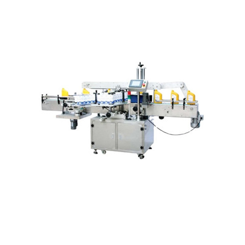 Hot Glue Linear Machine Automatic Labeling Machine Oval / Flat / Square Sticle de ambalare Suc sau apă 