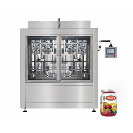 Linie de producție automată de sucuri Apă pură / Ulei de gătit Cbd / sos / miere / lapte / pastă de tomate Mașină de etichetare și capsare 
