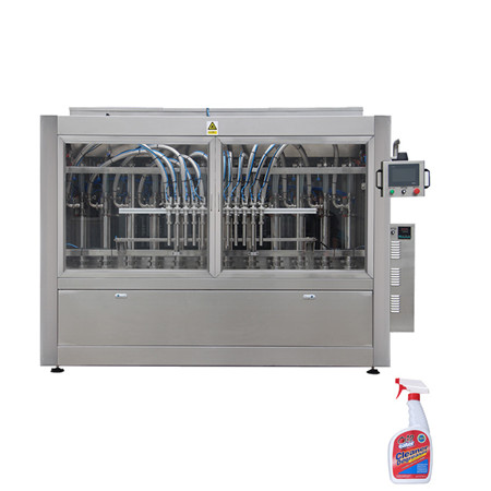 Mașină automată de umplere a dezinfectanților de vânzare la cald / 84 Mașină de umplere a gravitației de umplere pentru dezinfecție cu preț direct din fabrică 