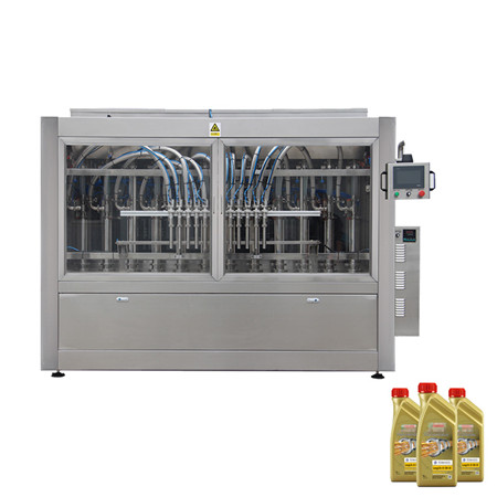 Producție înaltă 6 duze de tip liniar automat floarea soarelui / ulei de măsline echipament de îmbuteliere lichid 