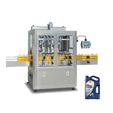 Mașină de umplutură automată pentru îmbutelierea băuturilor cu ulei în control PLC cu piese electronice Siemens 