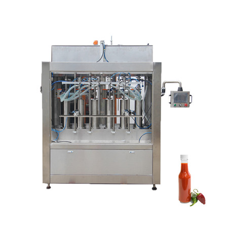 Mașină de umplere a lichidului pentru dezinfectarea mâinilor / Umplere automată a sticlei de lichid cu preaplin pentru suc de băuturi 