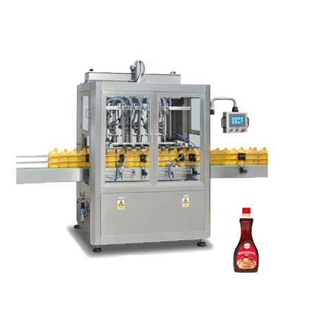 Mașină automată de umplere a lichidului cu ulei de sticlă cu linie de etichetare a capacului de etanșare 